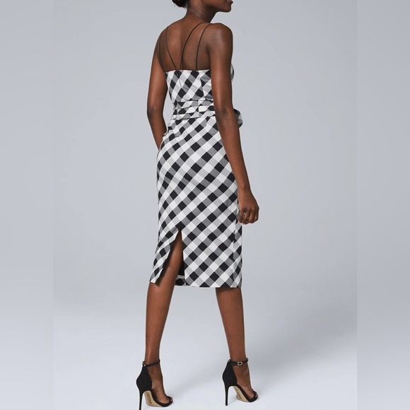 White House Black Market Gingham Picnic Dress - Picture 4 of 11